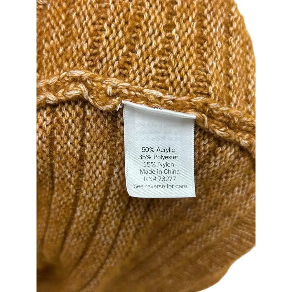 Nine West Brown Open Front Long Cardigan XL Lightweight Knit‎ Layering